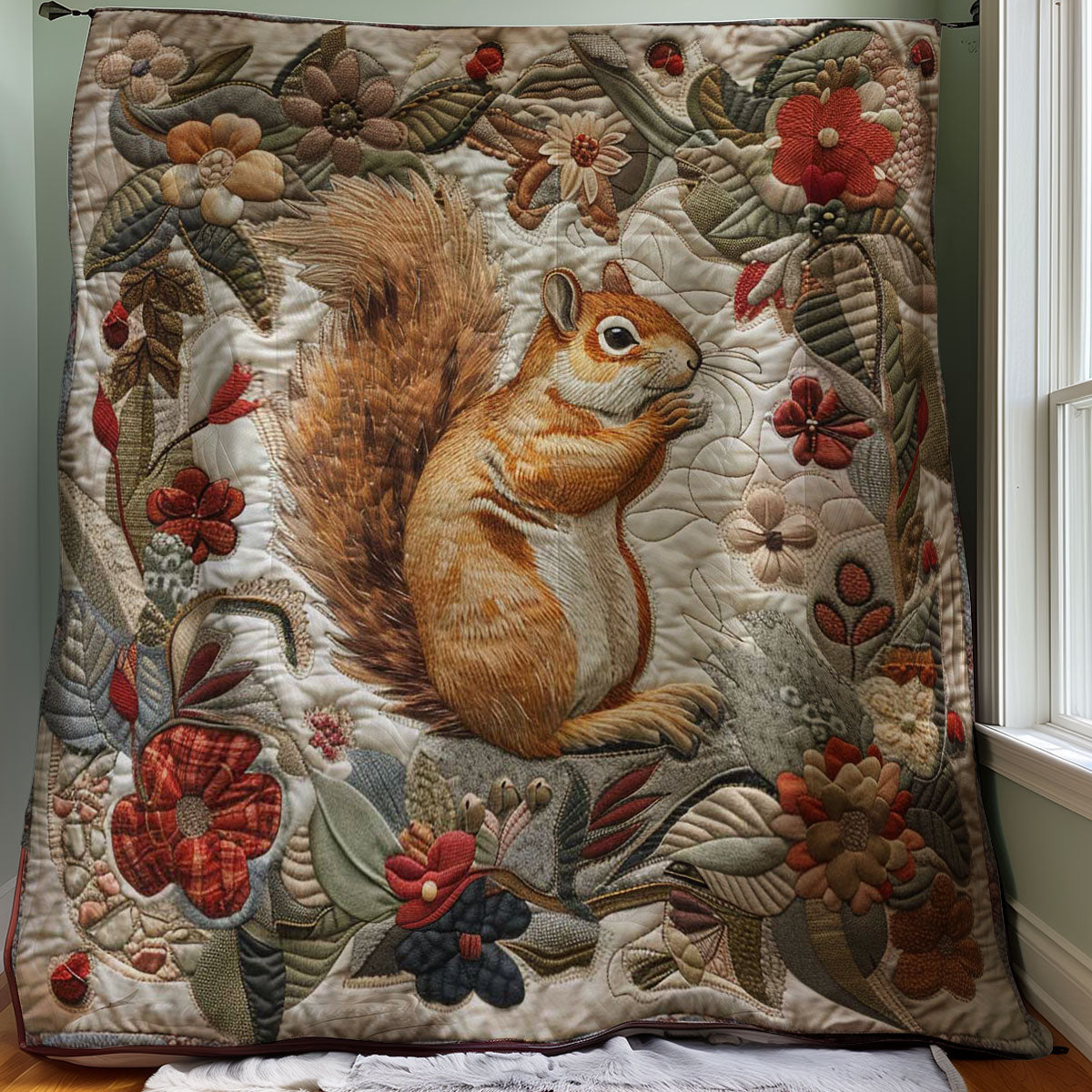 Squirrel WJ0308033CL Quilt