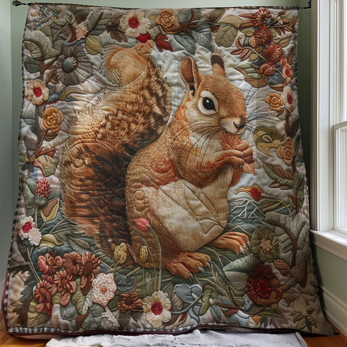 Squirrel WJ0308034CL Quilt