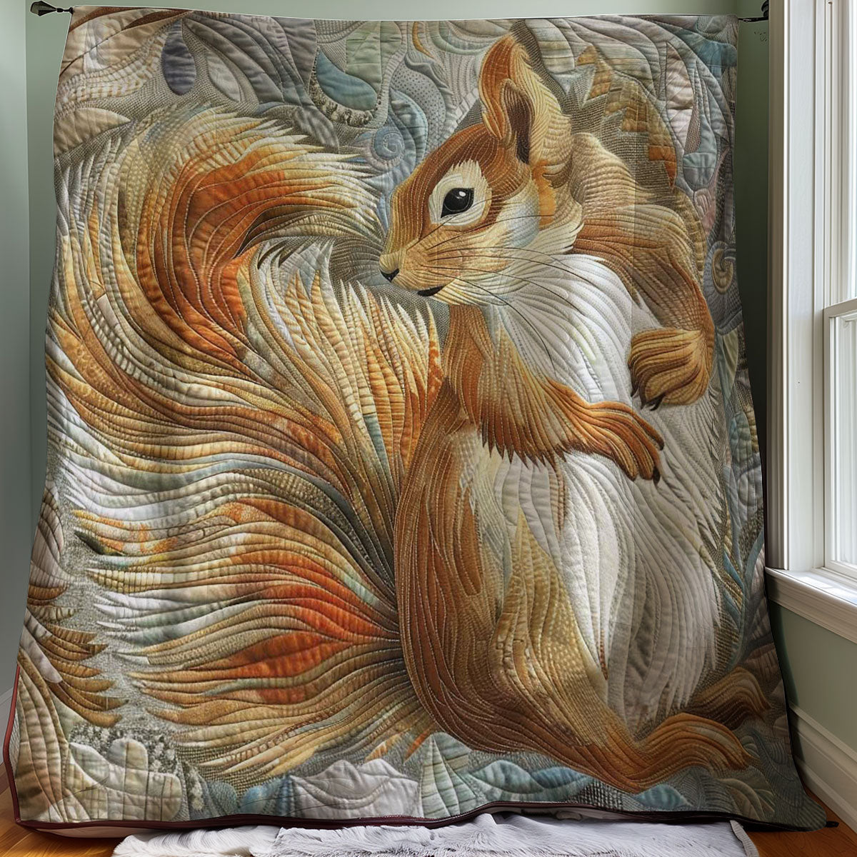 Squirrel WJ0308035CL Quilt