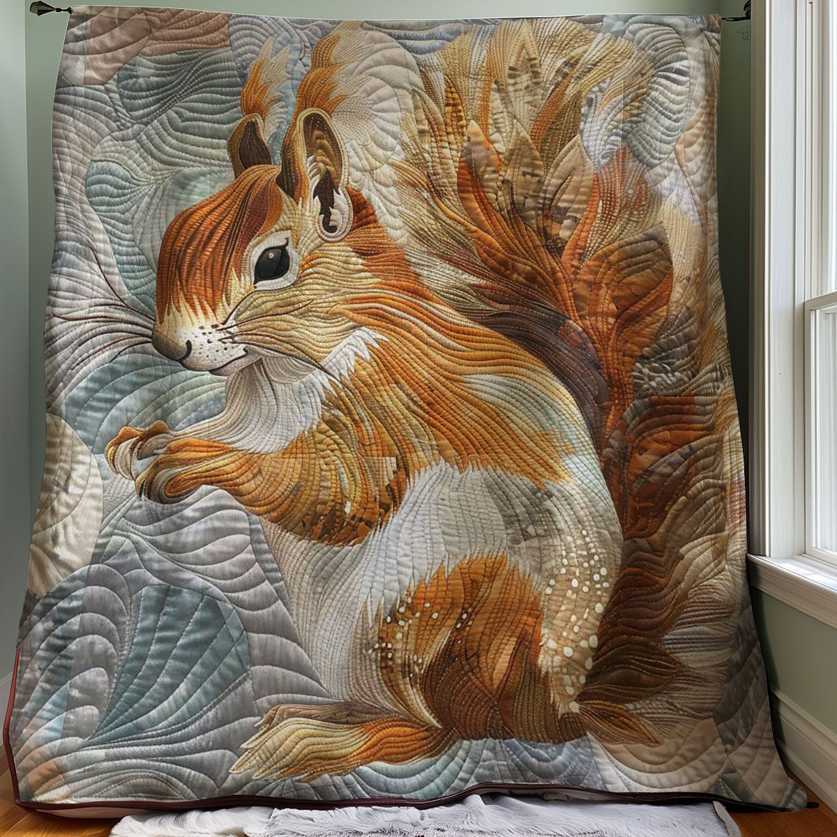 Squirrel WJ0608035CL Quilt