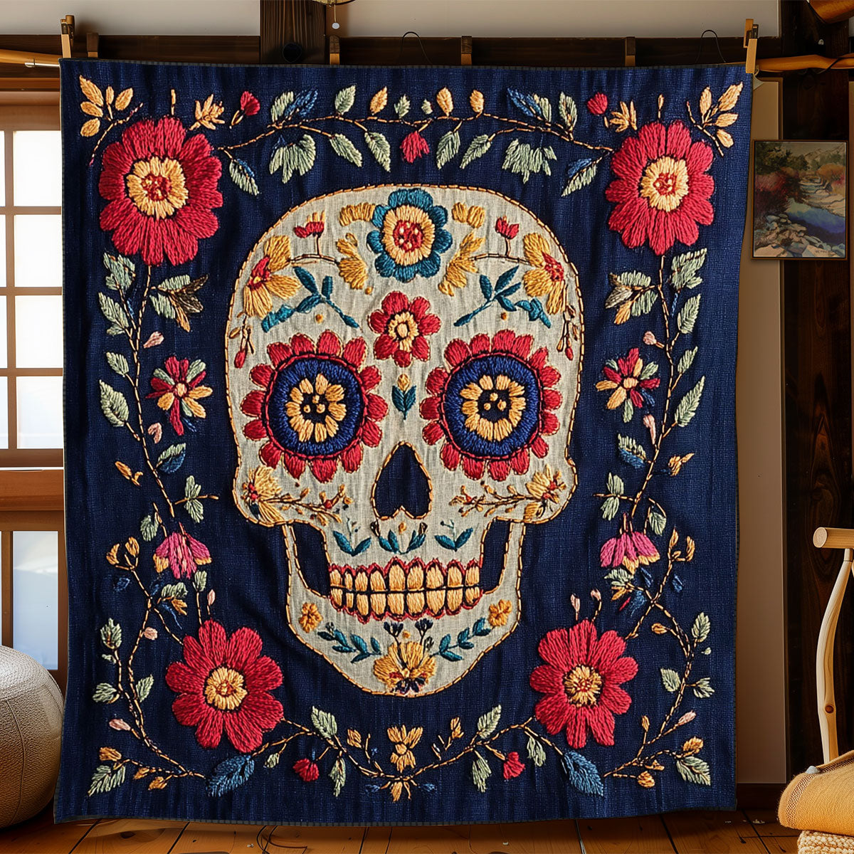Sugar Skull WJ2203031CL Quilt