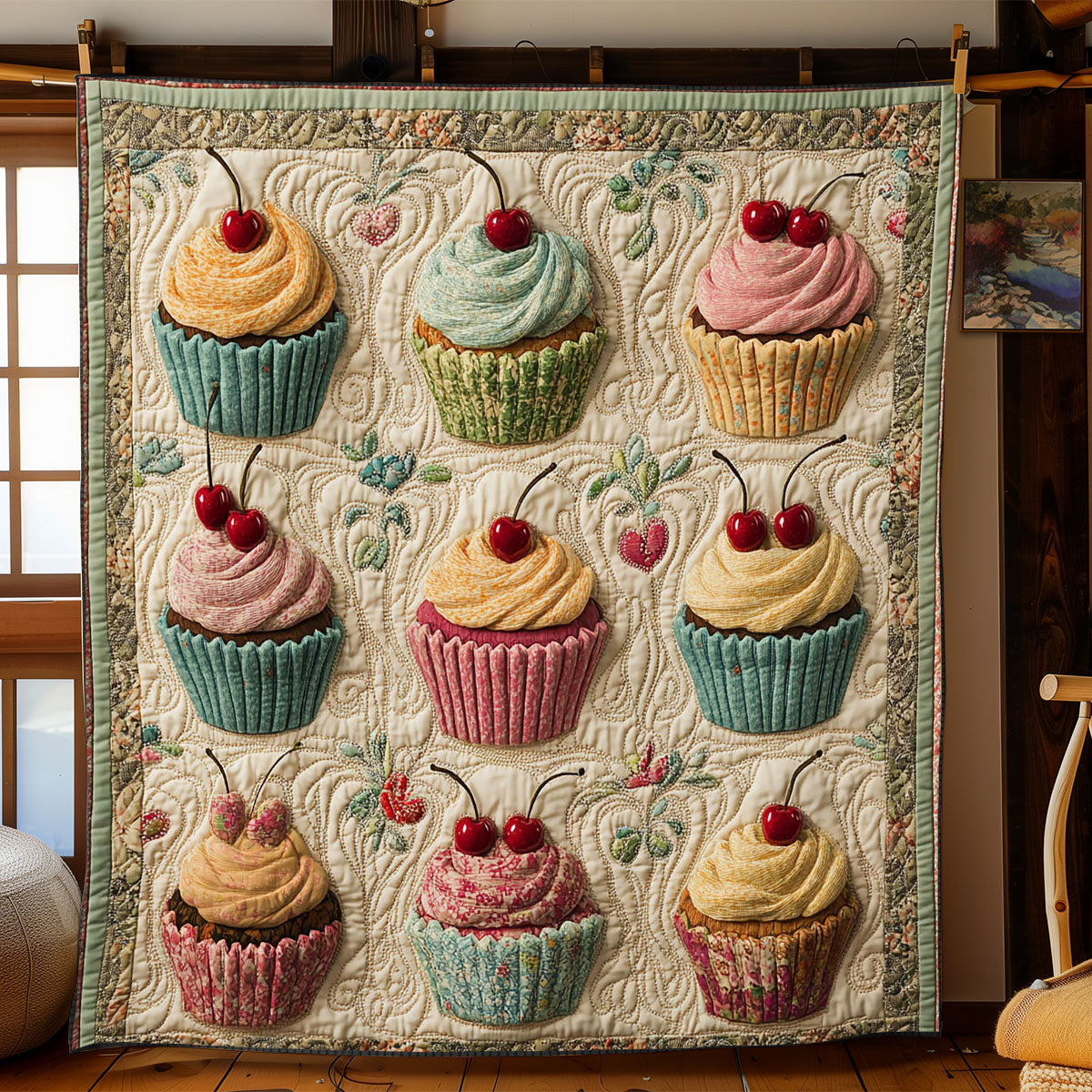 Sweet Cupcake WJ2203035CL Quilt