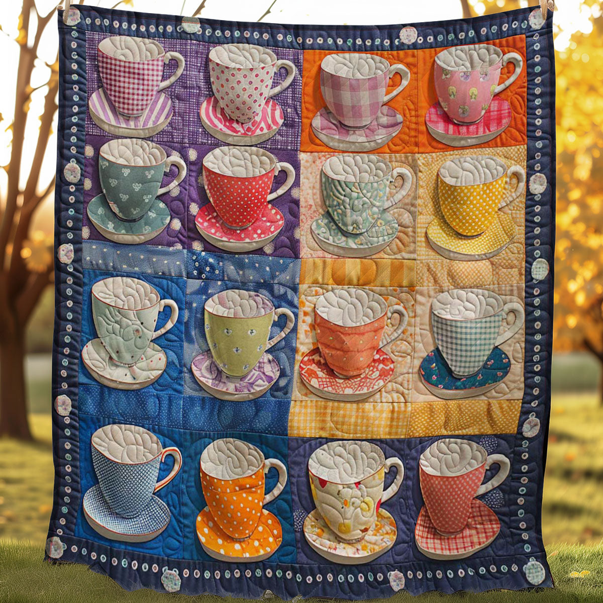 Teacup WJ1007017CL Quilt