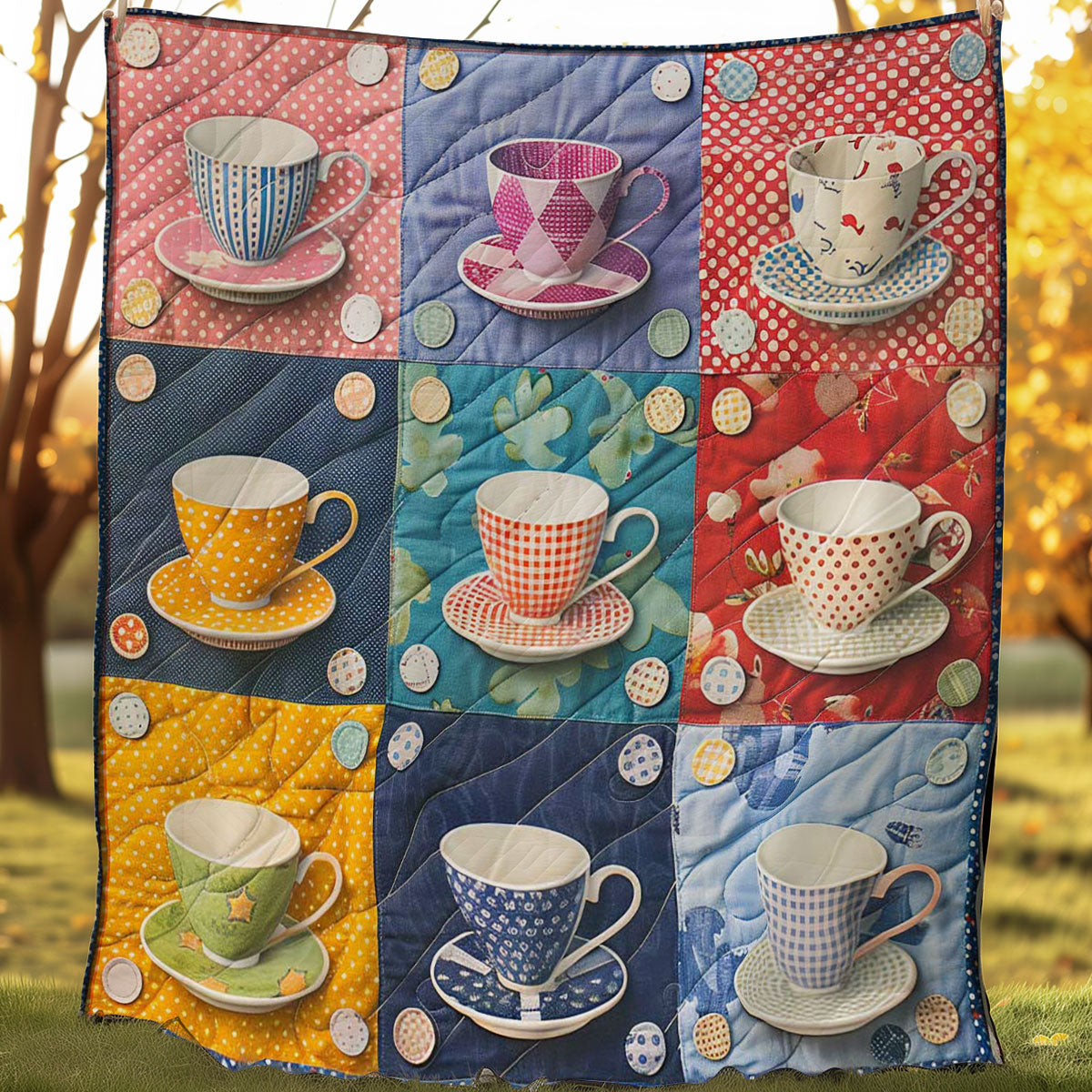 Teacup WJ1007018CL Quilt