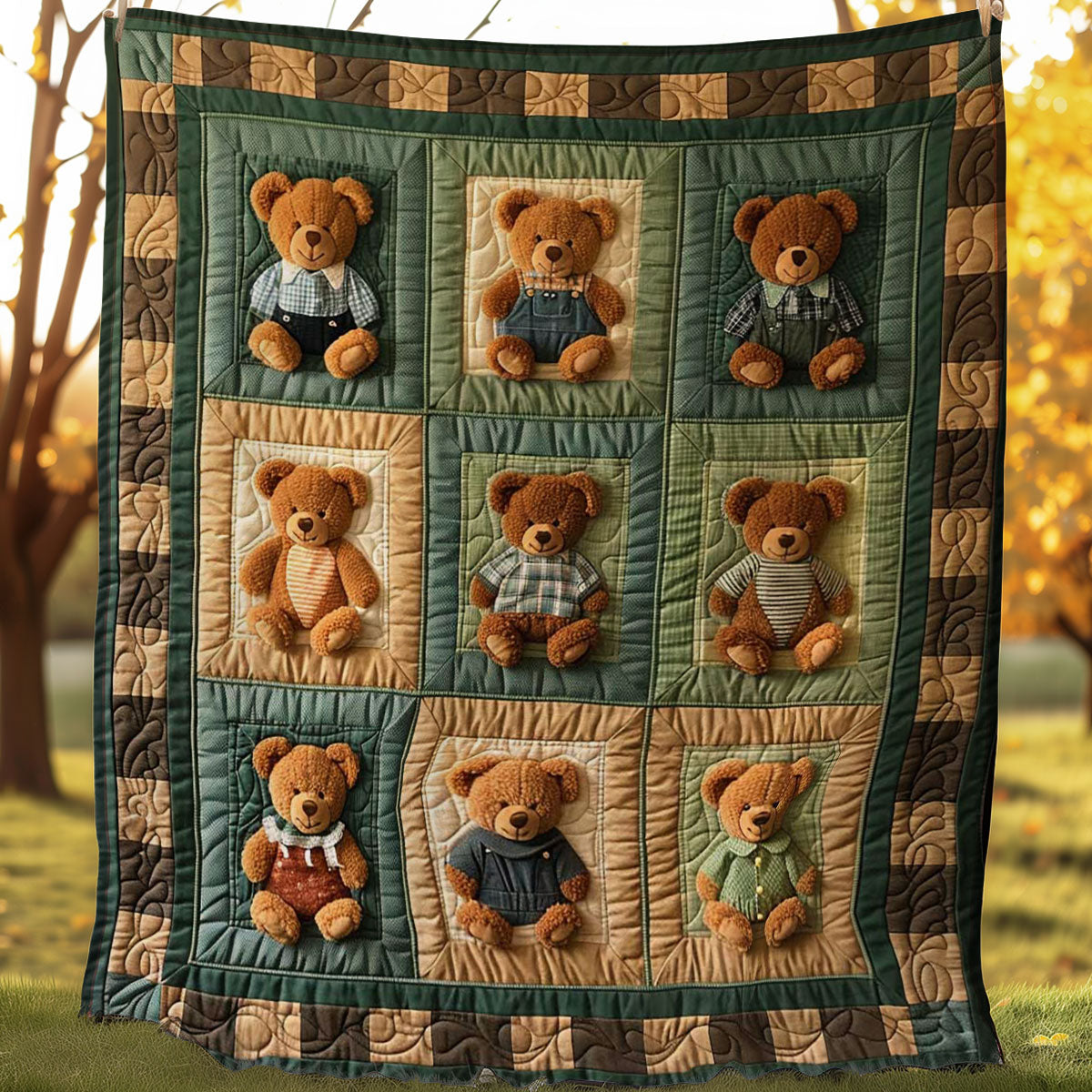 Teddy Bear WJ2706017CL Quilt