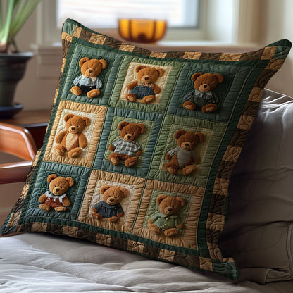 Teddy Bear WJ2706024CL Quilt Pillow Case