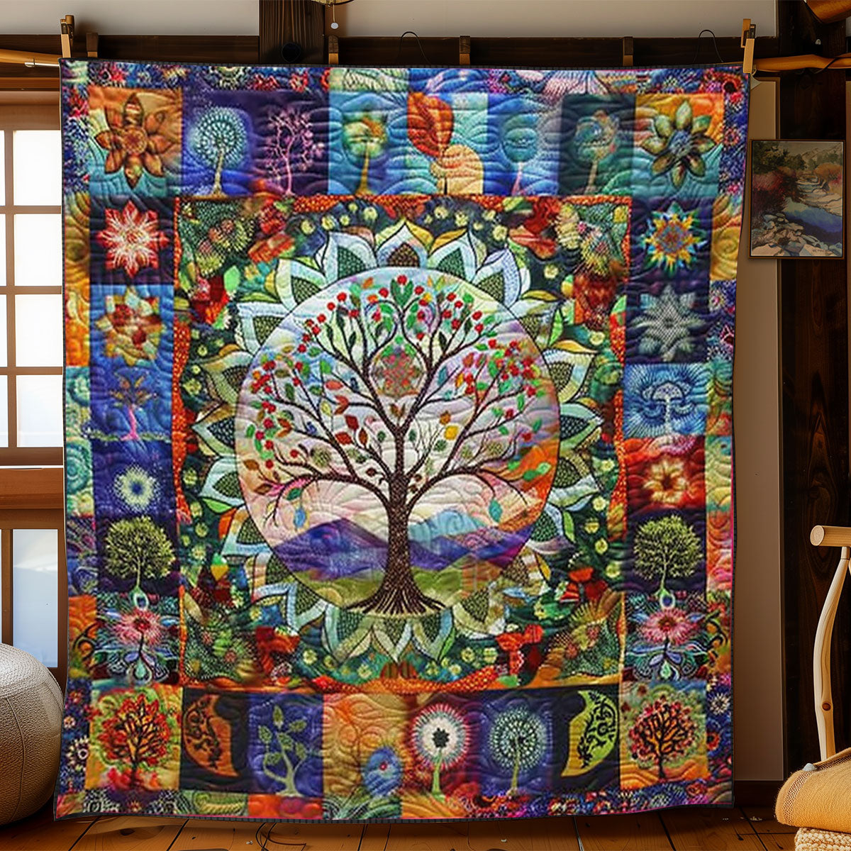Tree Of Life WJ2203037CL Quilt