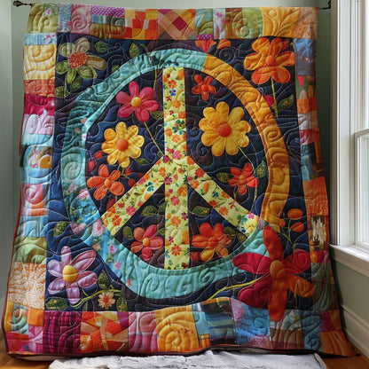 Trippy Hippie Sign WJ0108029CL Quilt