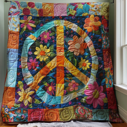 Trippy Hippie Sign WJ0108031CL Quilt