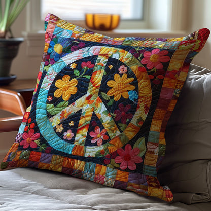 Trippy Hippie Sign WJ0108046CL Quilt Pillow Case