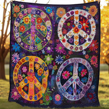 Trippy Hippie Sign WJ1107019CL Quilt