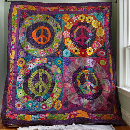 Trippy Hippie Sign WJ1308020CL Quilt