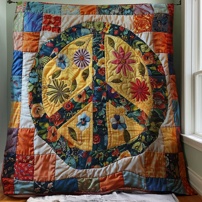 Trippy Hippie Sign WJ3007040CL Quilt