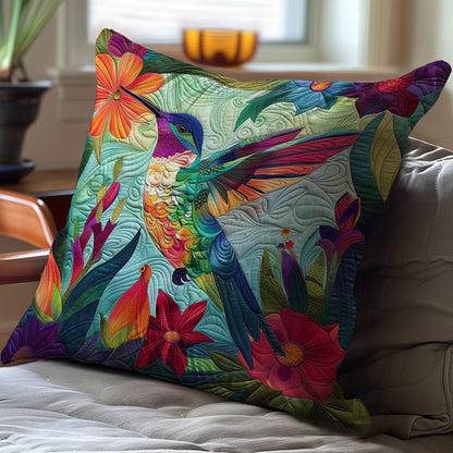 Vibrant Hummingbird WJ2208035CL Quilt Pillow Case