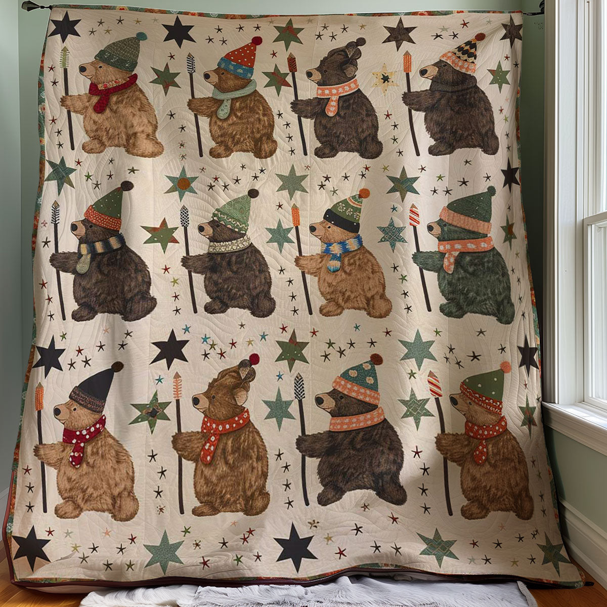 Winter Bear WJ0108037CL Quilt