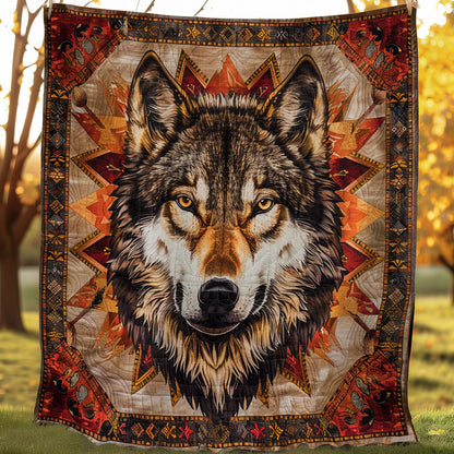 Wolf Native American WJ1306017CL Quilt