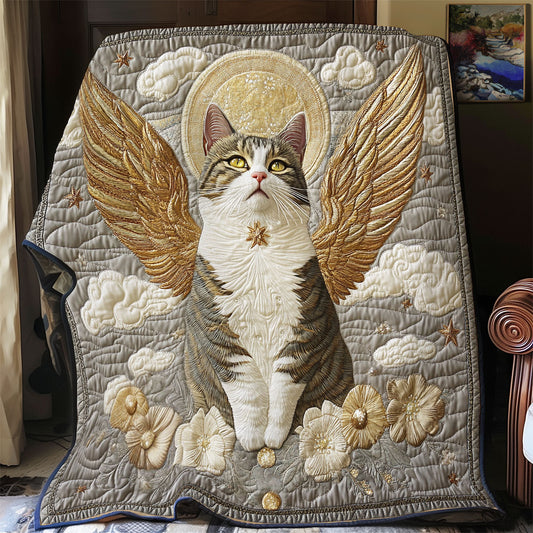 Angel Cat WU3012013CL Quilt