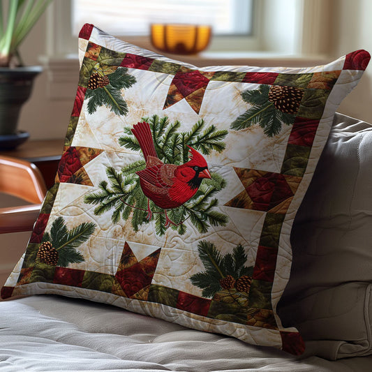 Cardinal Bird WJ0807027CL Quilt Pillow Case