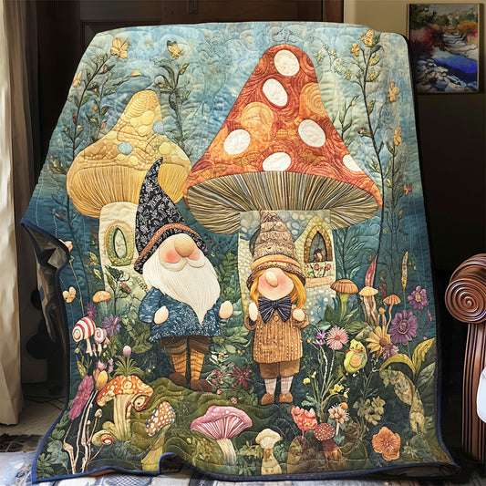 Couple Gnome WU2512014CL Quilt
