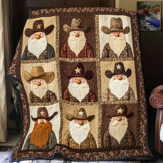 Cowboy Gnome WU3112003CL Quilt
