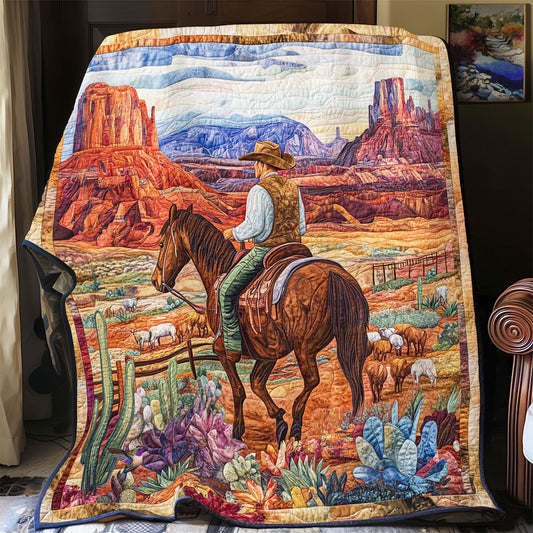 Cowboy Wild Life WU2312013CL Quilt