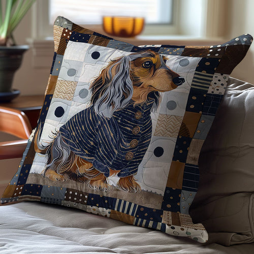 Dachshund WJ1807023CL Quilt Pillow Case