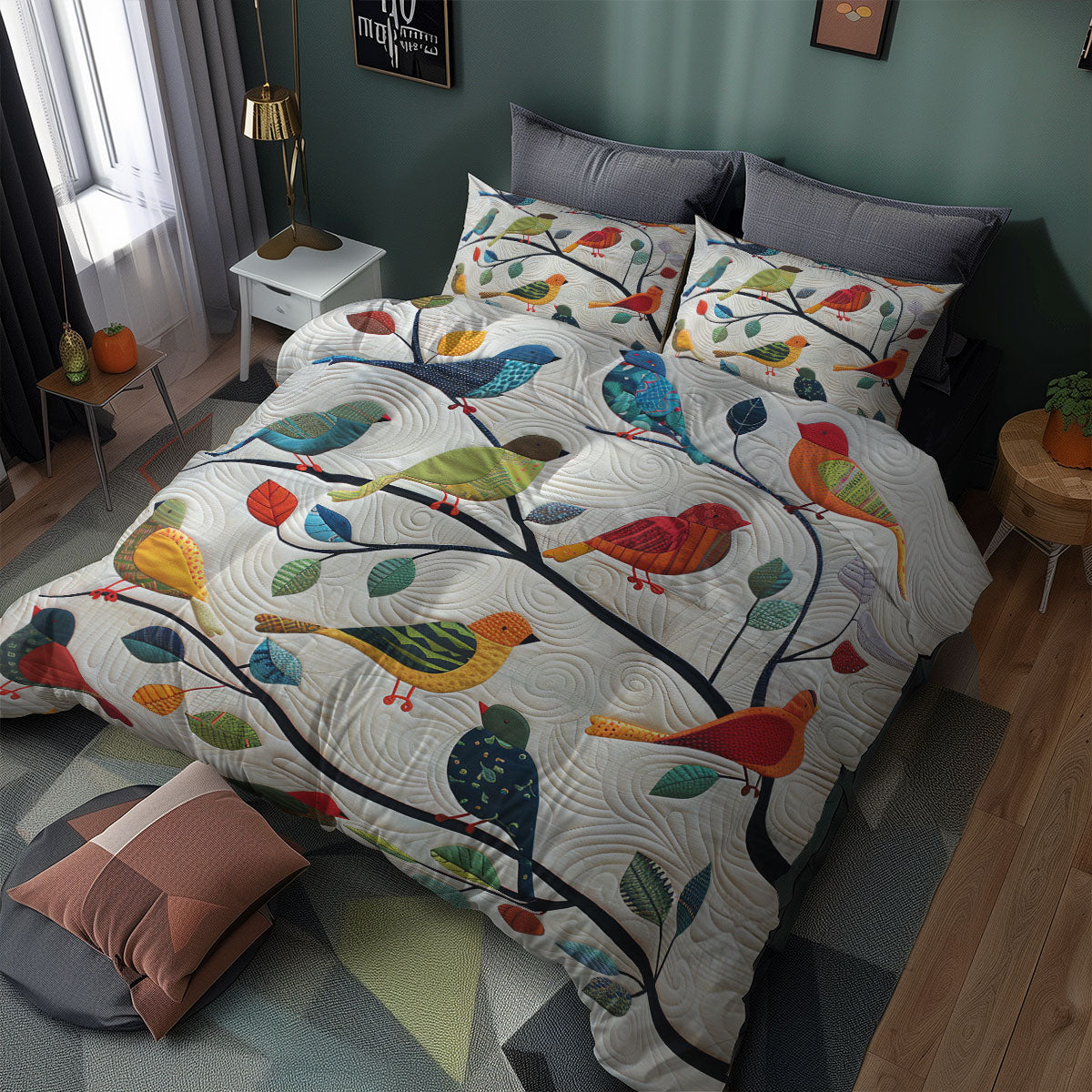 Birds WJ1406021CL Duvet Cover Set