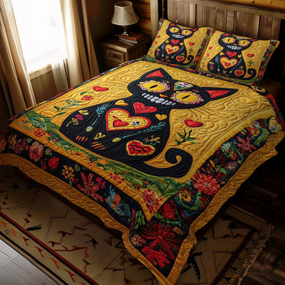 Calavera Cat WJ1010029CL Duvet Cover Set