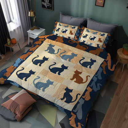 Cat Shape WJ2108027CL Duvet Cover Set