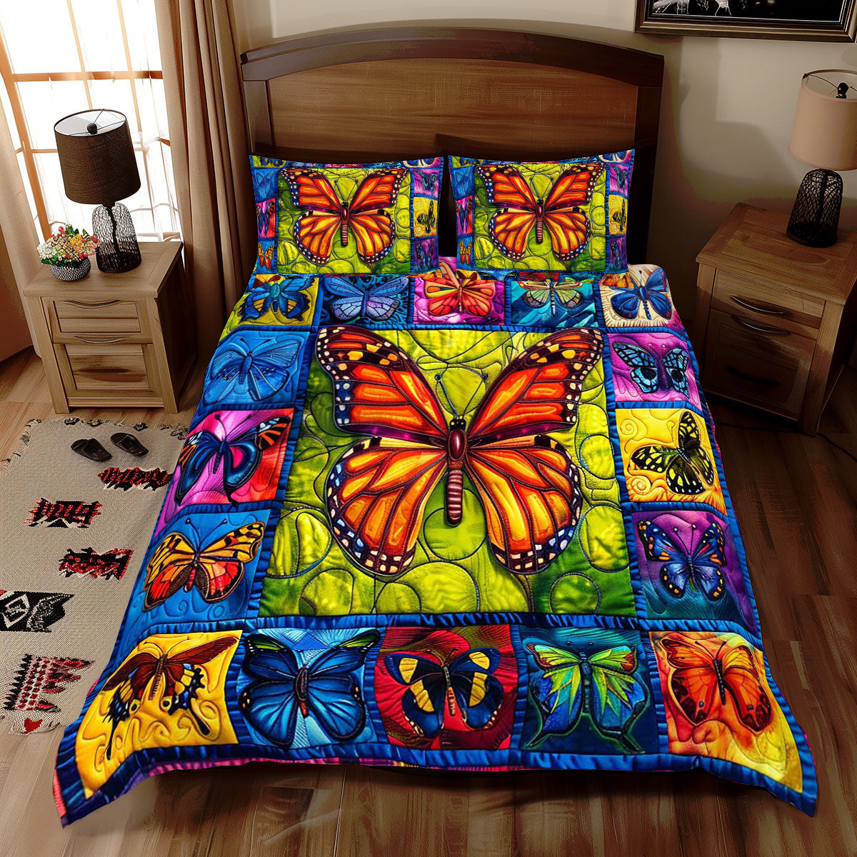 Colorful Butterflies WJ2708031CL Duvet Cover Set