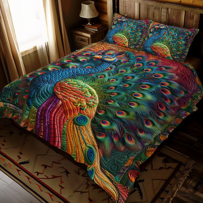 Colorful Peacock WJ1609031CL Duvet Cover Set