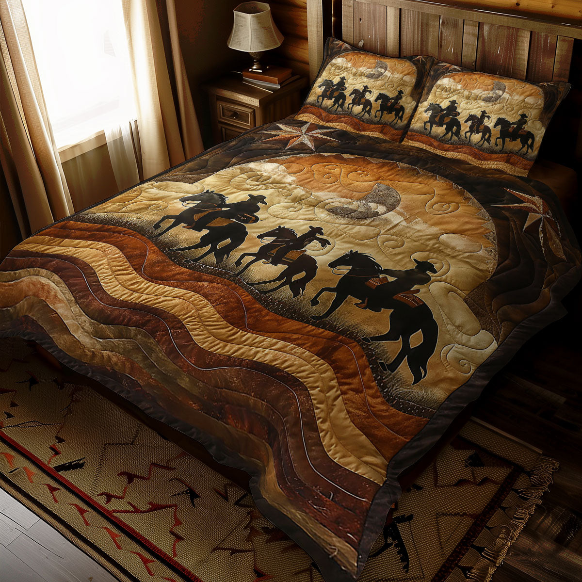 Cowboy Horse WJ1210025CL Duvet Cover Set