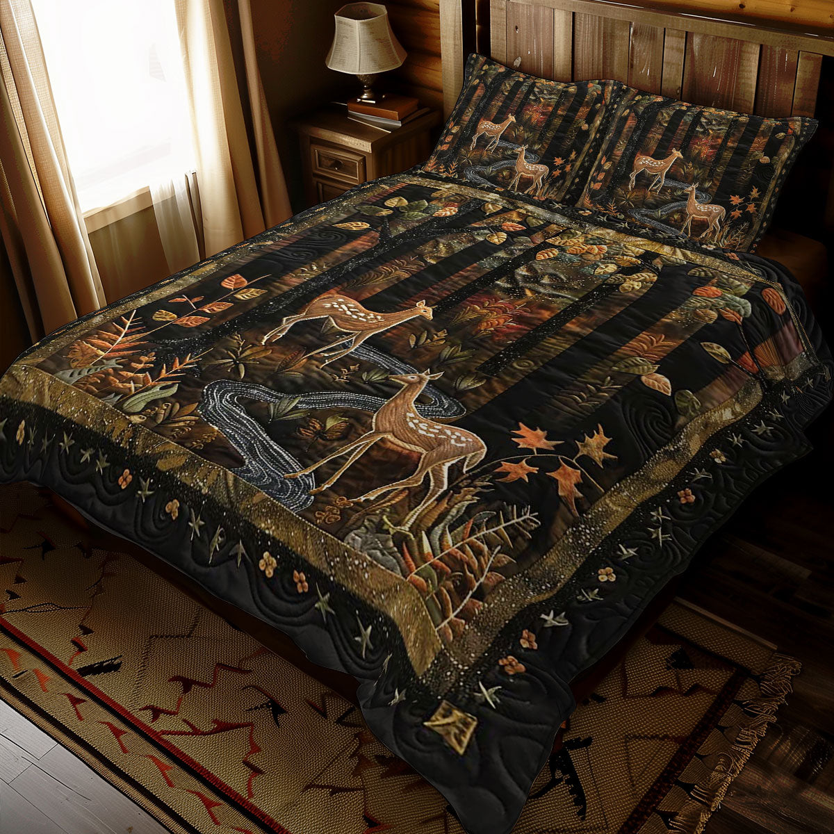 Deers In The Wood WJ1409030CL Duvet Cover Set