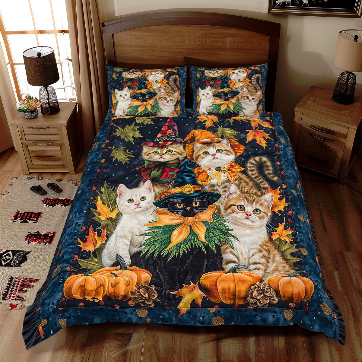 Halloween Cat WJ0509030CL Duvet Cover Set