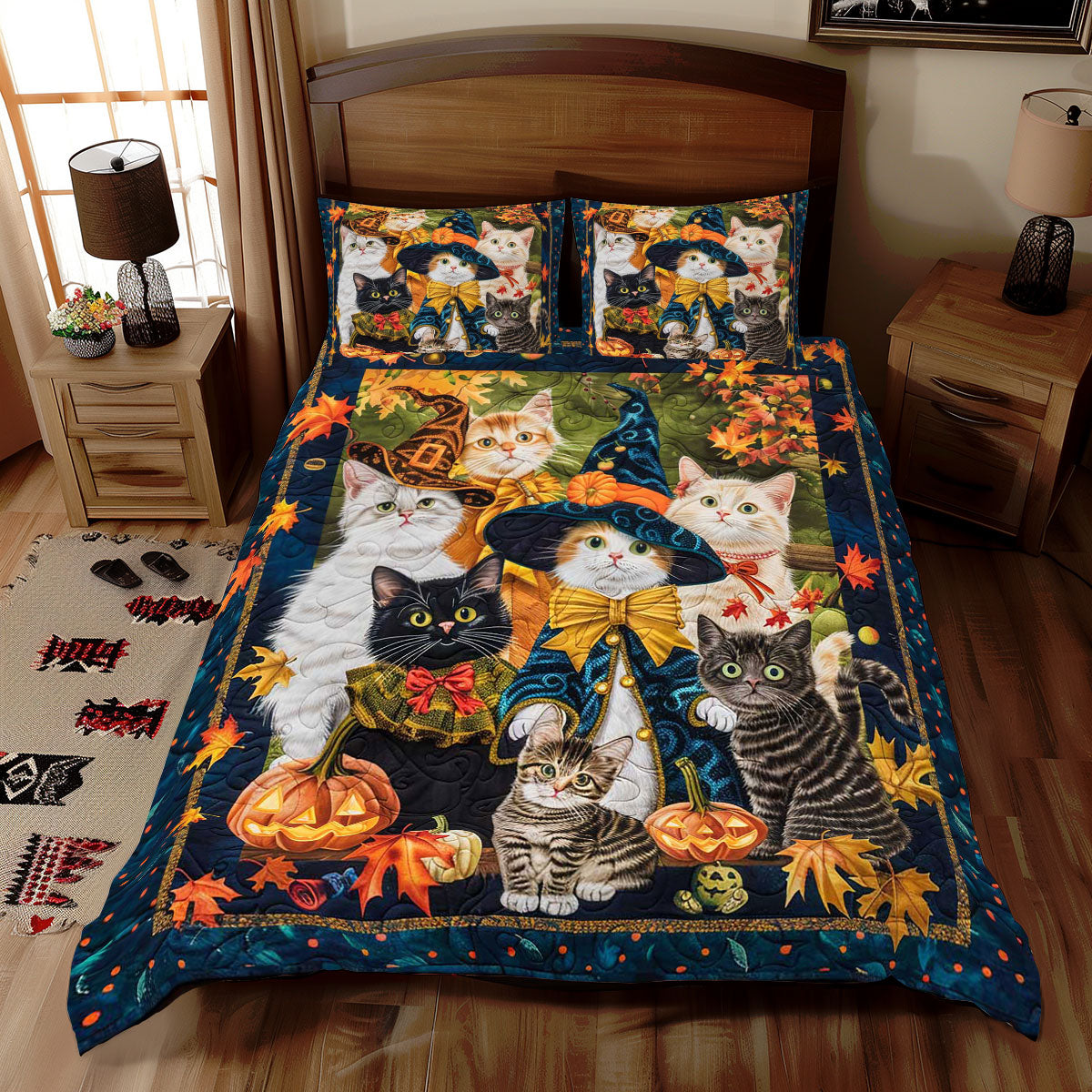 Halloween Cat WJ0609030CL Duvet Cover Set