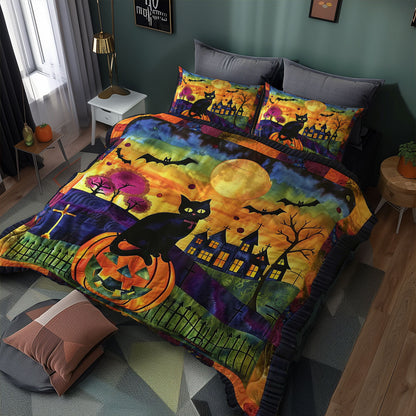 Halloween Cat WJ1908029CL Duvet Cover Set