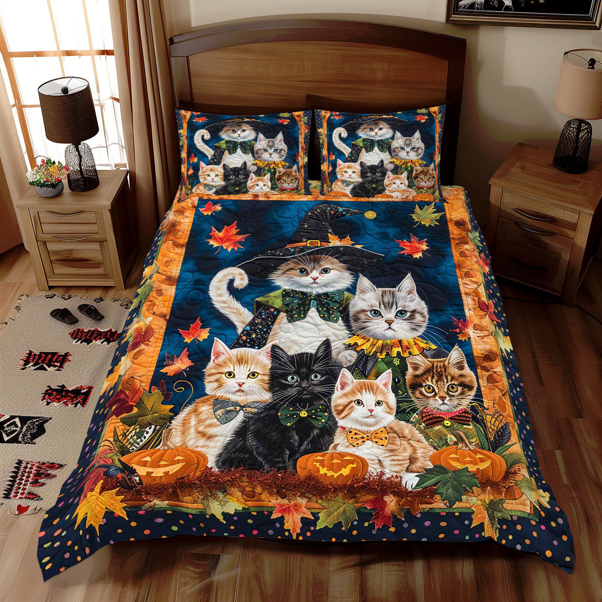 Halloween Cat WJ2908029CL Duvet Cover Set