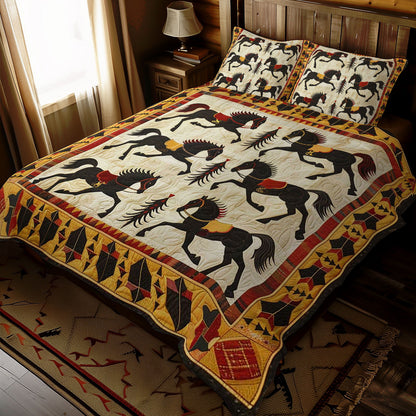 Horse Native American WJ1709031CL Duvet Cover Set