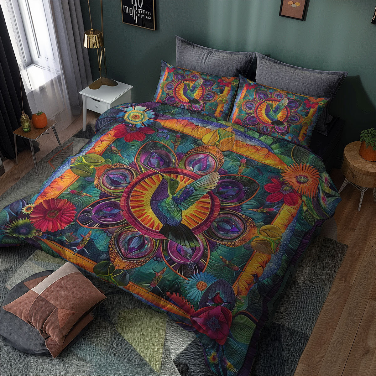 Hummingbird WJ2206022CL Duvet Cover Set