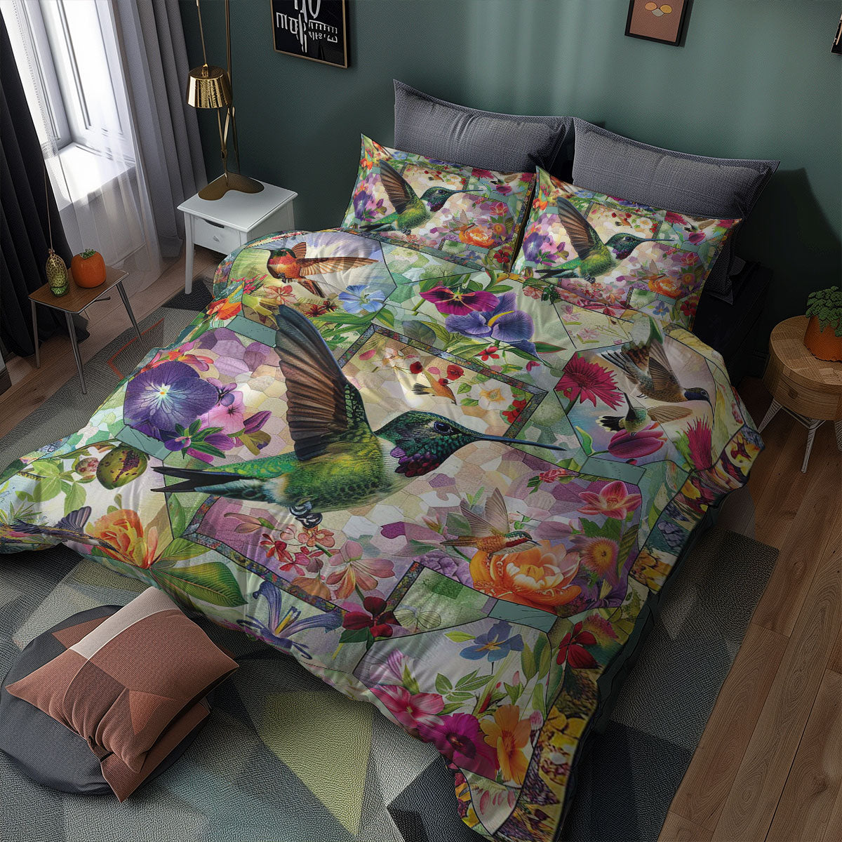 Hummingbirds WJ1906018CL Duvet Cover Set