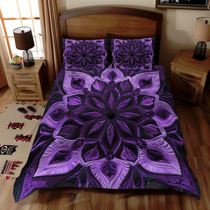 Mystic Purple Bloom WJ2908030CL Duvet Cover Set