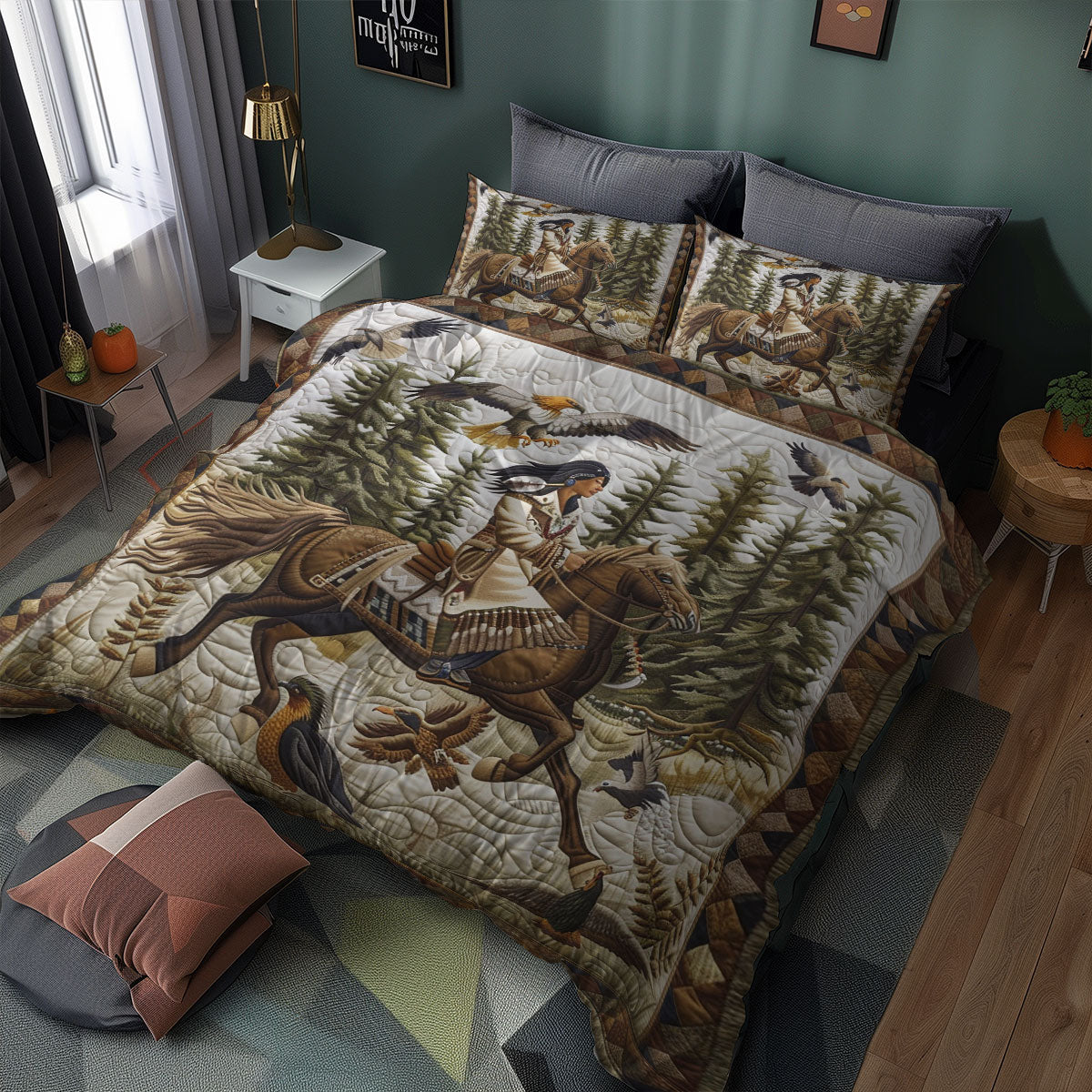 Native American WJ1106026CL Duvet Cover Set