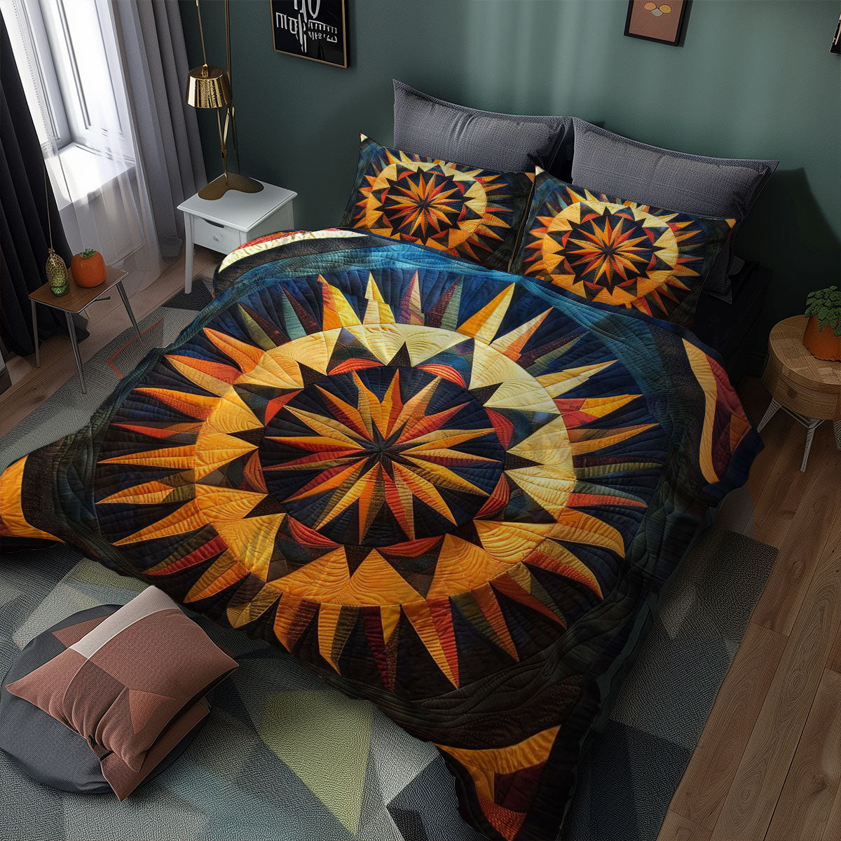 Native Sunburst WJ2307040CL Duvet Cover Set