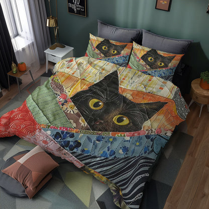 Peeking Cat WJ1907040CL Duvet Cover Set