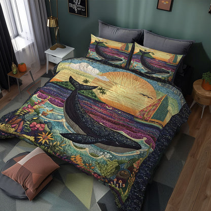 Sunset Whale WJ0708039CL Duvet Cover Set