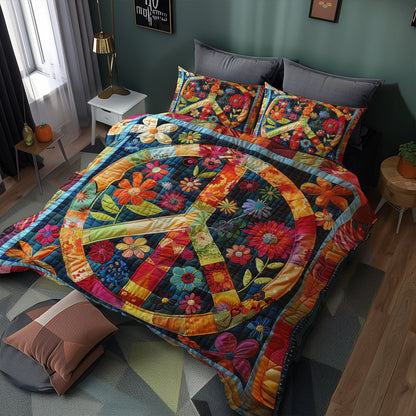 Trippy Hippie Sign WJ0208040CL Duvet Cover Set