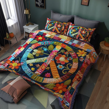 Trippy Hippie Sign WJ2707032CL Duvet Cover Set