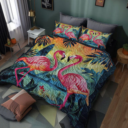 Tropical Flamingo WJ2408031CL Duvet Cover Set