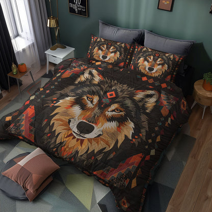 Wolf Native American WJ1706022CL Duvet Cover Set