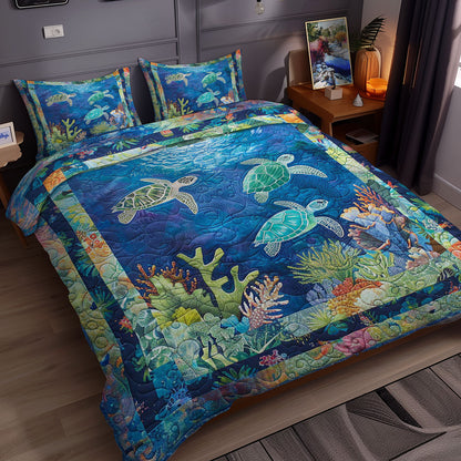 Turtle Lagoon Glow WN0609024CL Duvet Cover Set